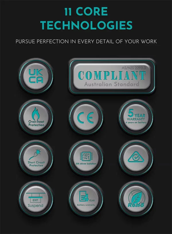 Surface Mounted 24m Quick Fit Exit Blade Surface Mounted 24m Quick Fit Exit Blade